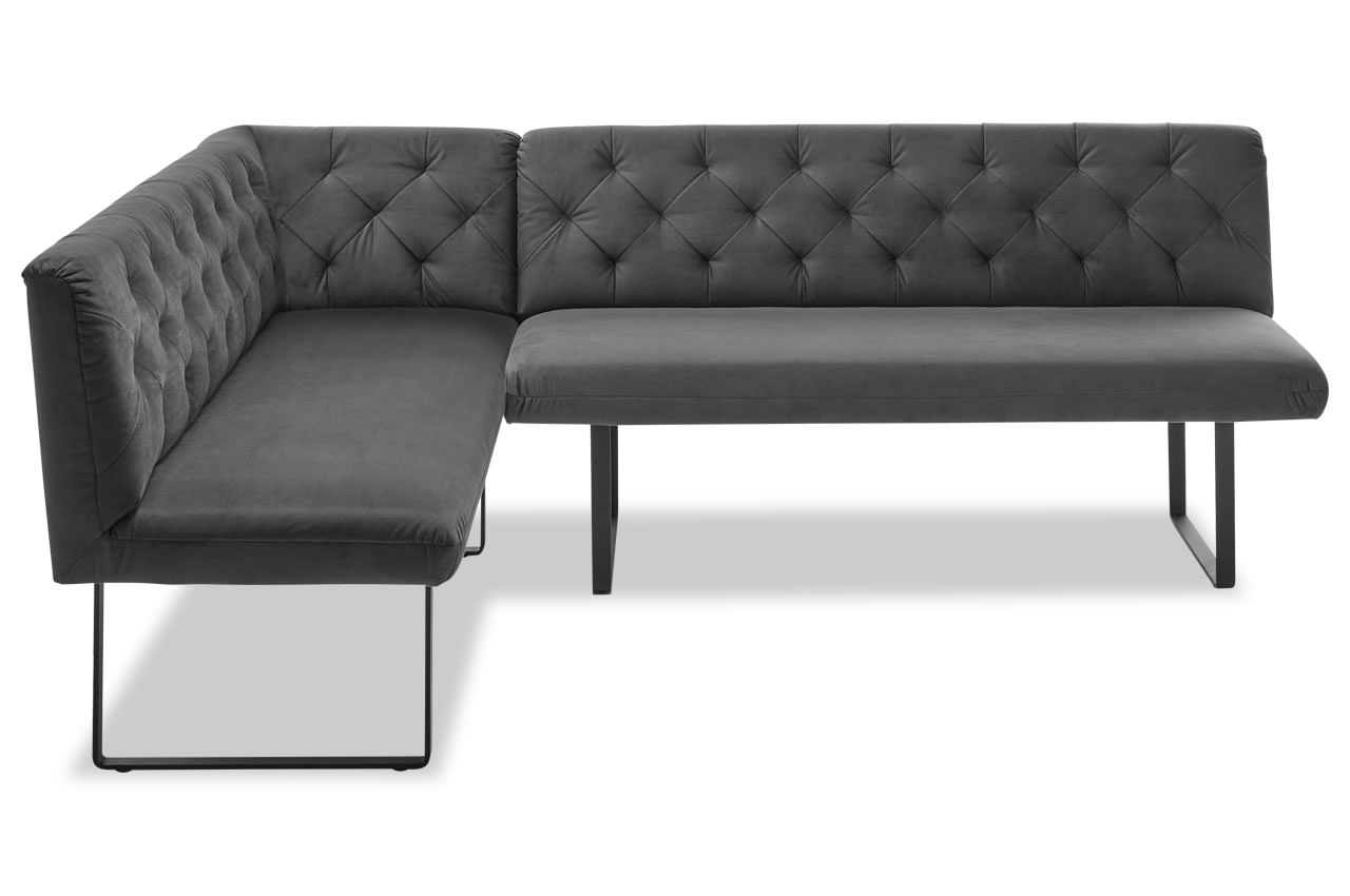 sixty candy eckbank variante links velvet grau frontansicht sixty candy eckbank variante links velvet grau frontansicht