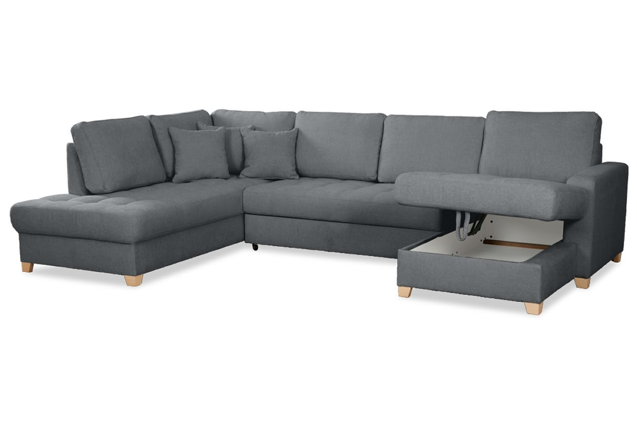 split wohnlandschaft links webstoff 676 mit bettkasten split wohnlandschaft links webstoff 676 mit bettkasten