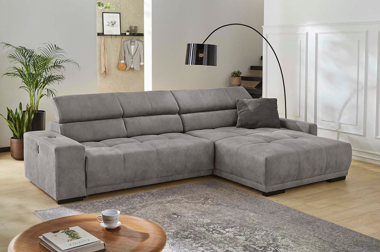 le mans ecksofa rechts stoff 415 19 grau milieubild