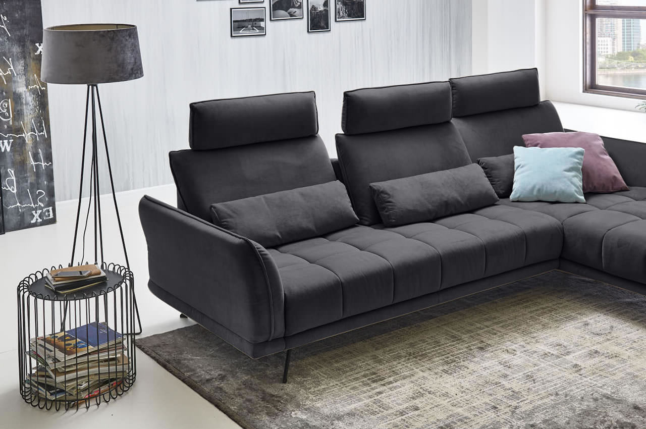 mp in20041 ecksofa rechts stoff salsa anthrazit milieu sitztiefenverstellung detailbild