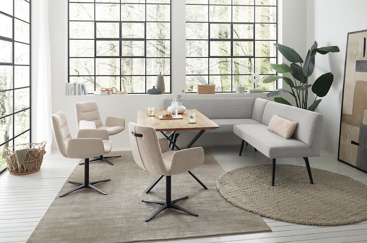 lungo candy kuechenbank eckbank variante links feincord silber milieubild