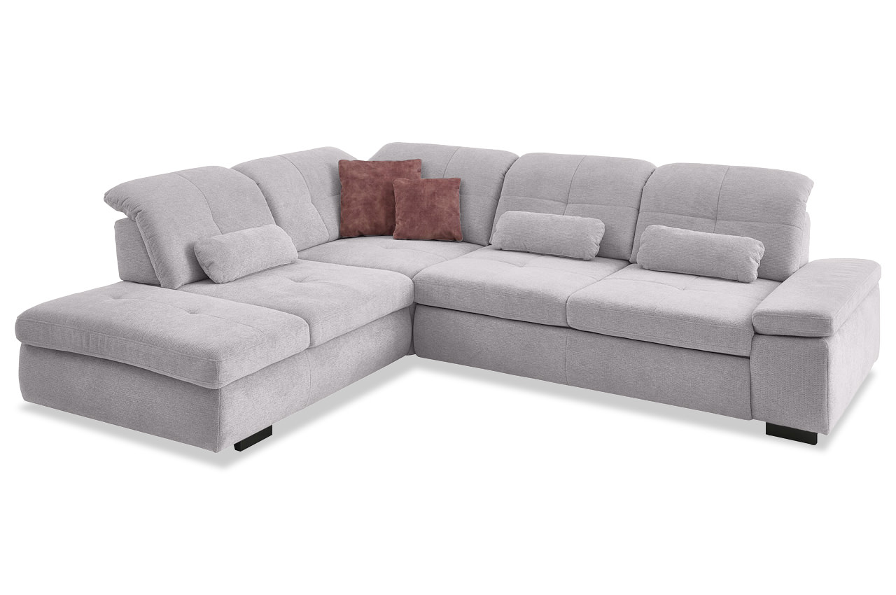 in16012 ecksofa variante links stoff famosa ecru