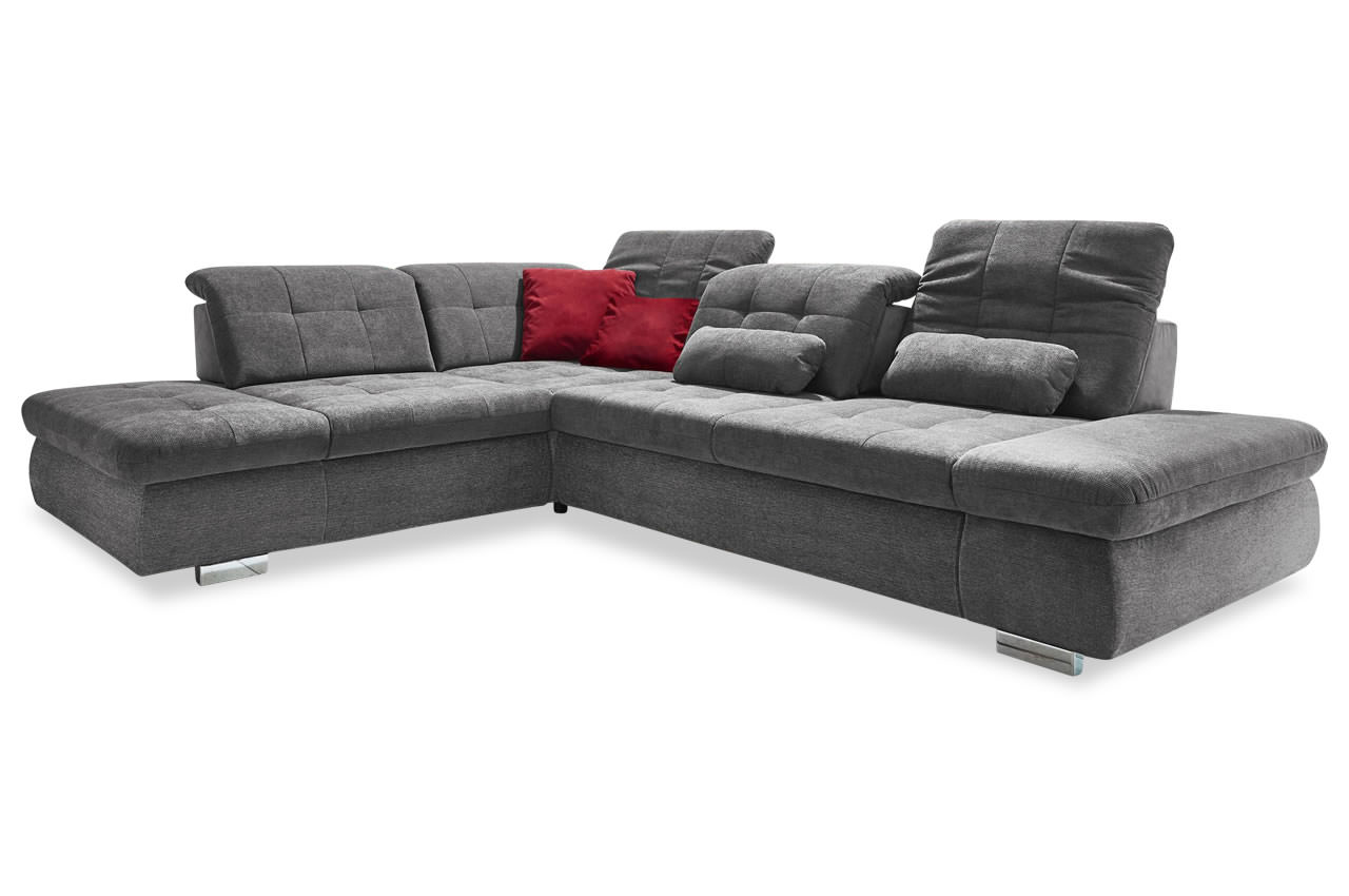 mp in17004 ecksofa mit ottomane links stoff belle grau kopfteilverstellung bild2