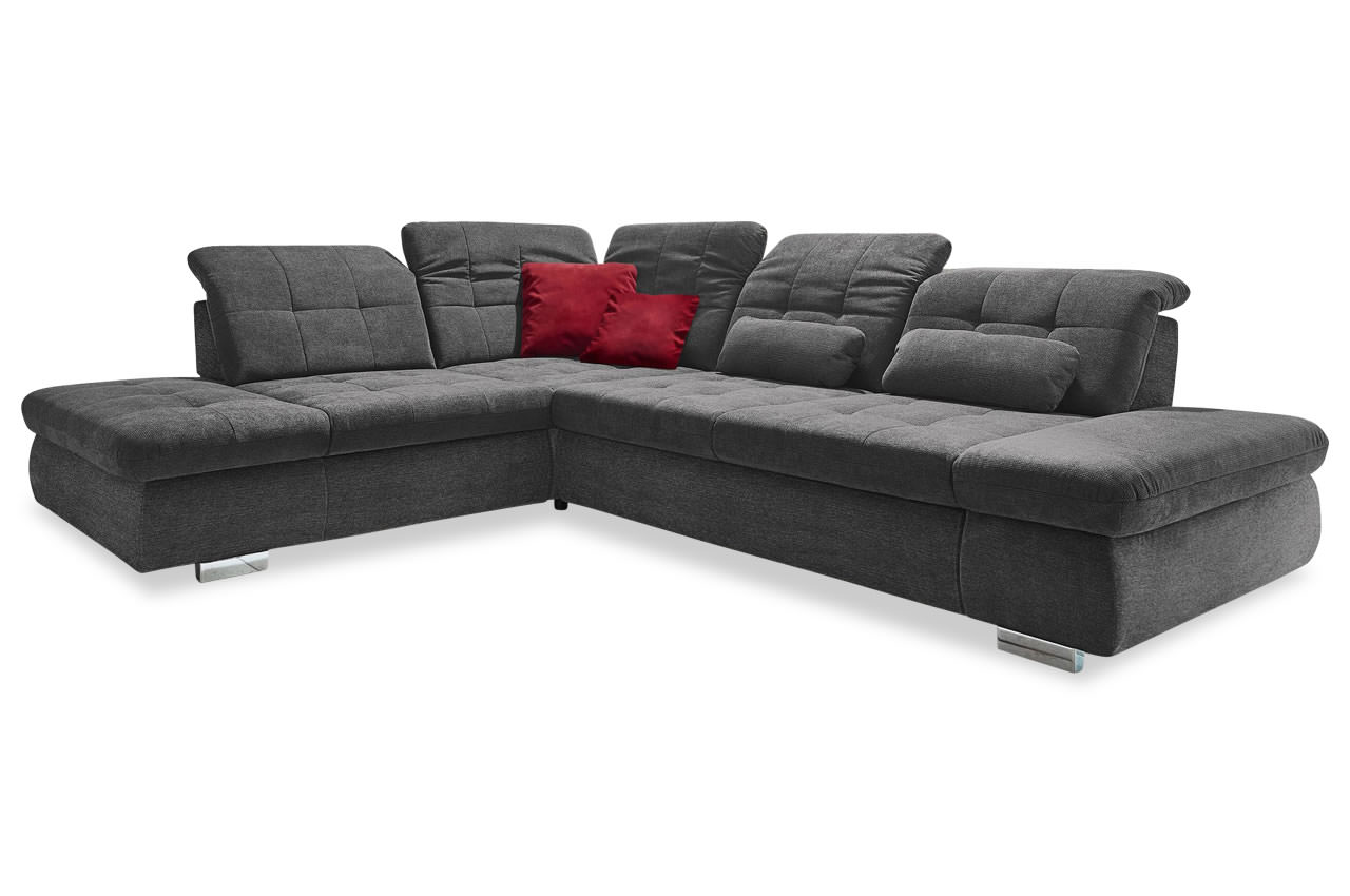 mp in17004 ecksofa mit ottomane links stoff belle anthrazit mit kopfteilverstellung bild1 mp in17004 ecksofa mit ottomane links stoff belle anthrazit mit kopfteilverstellung bild1