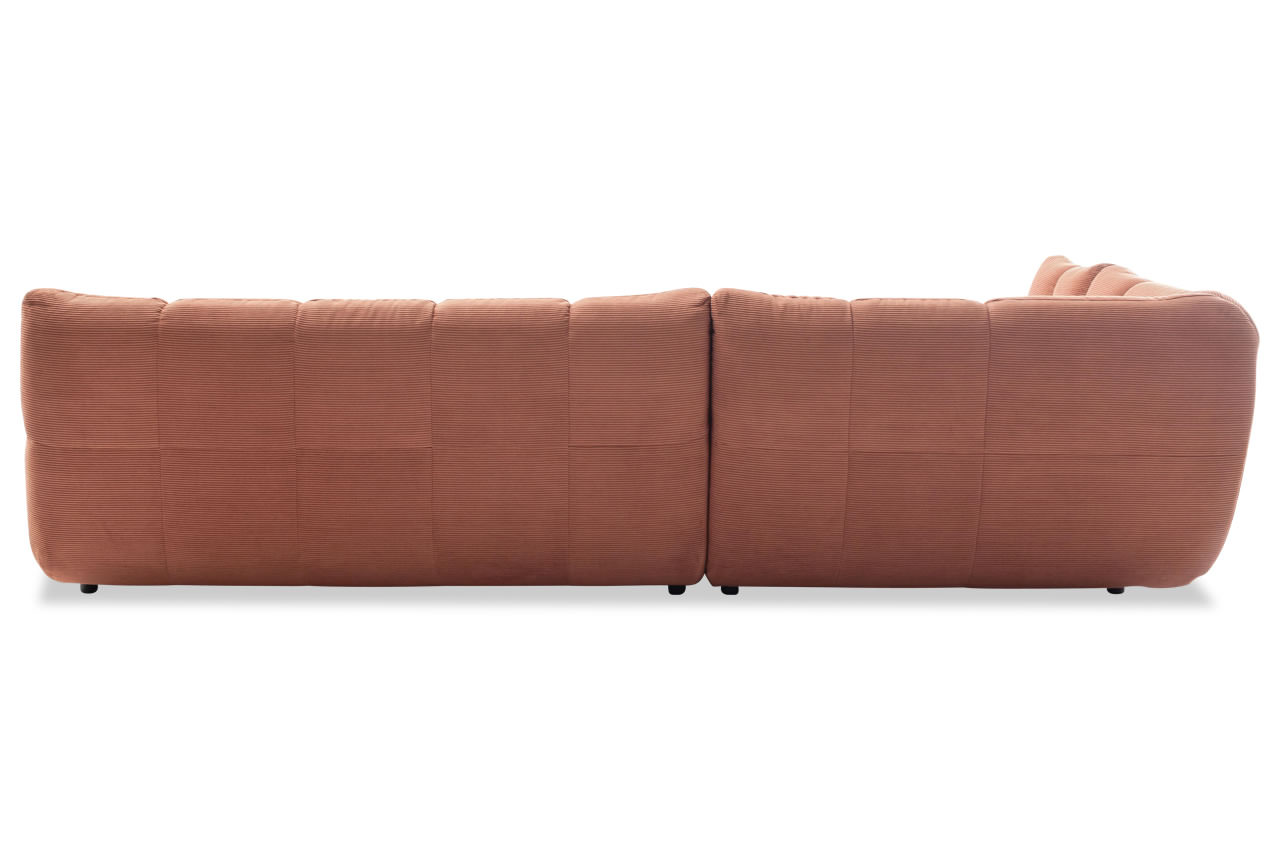 graceland candy ecksofa links feincord rusty rueckansicht