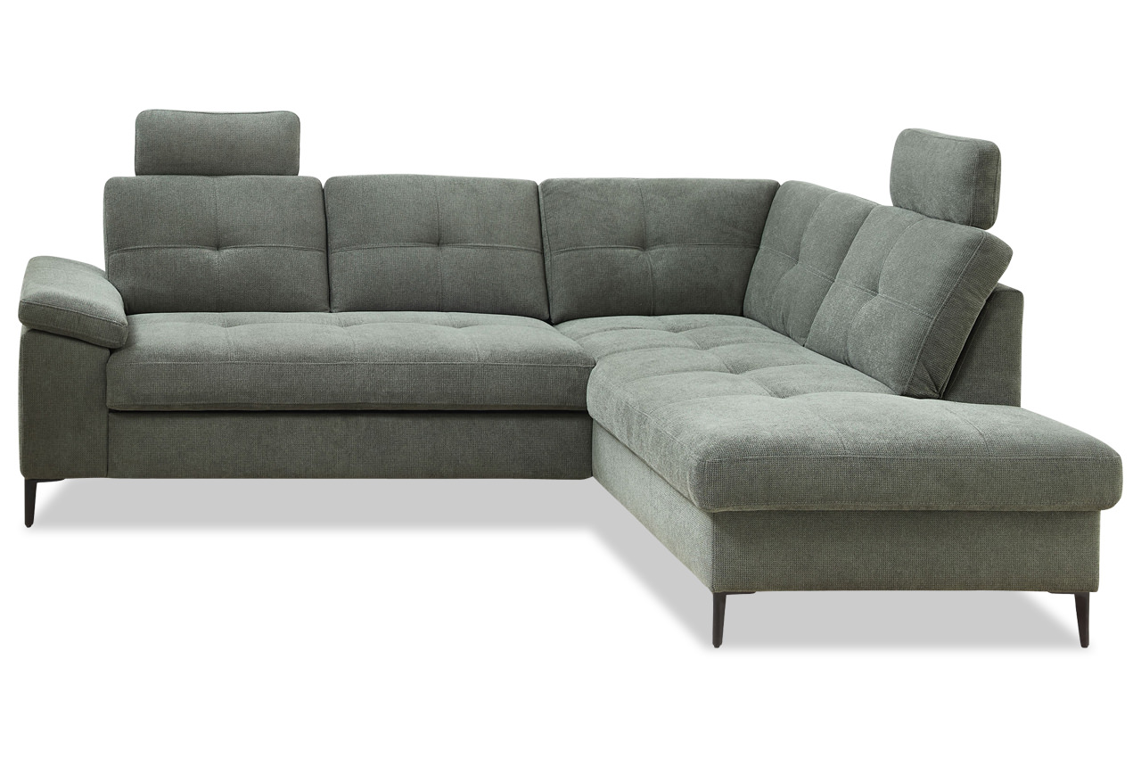 wali ecksofa ottomane rechts stoff coroni 9301 gruen frontansicht wali ecksofa ottomane rechts stoff coroni 9301 gruen frontansicht