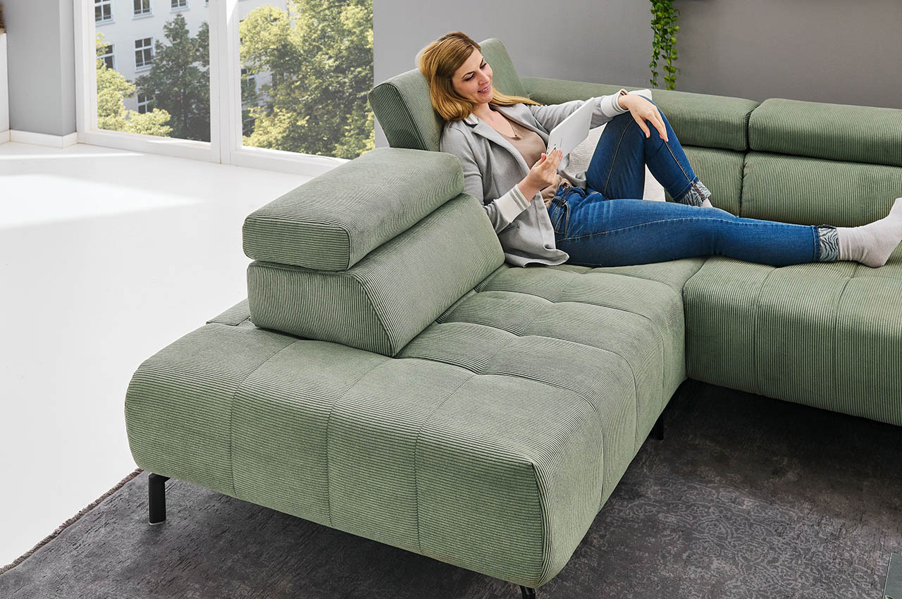 mp in25098 ecksofa links feincord forest detailbild ottomane