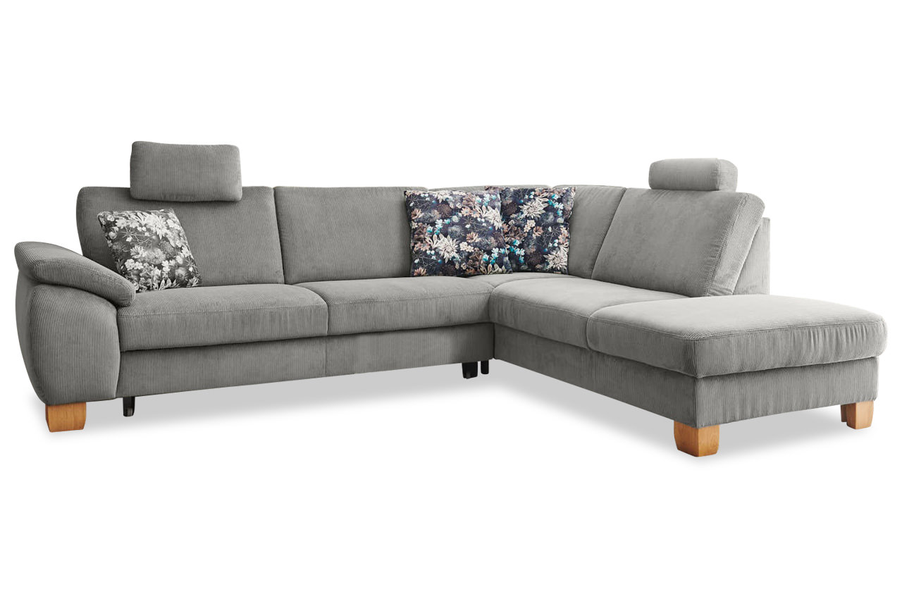 Feincord 16493 Grau