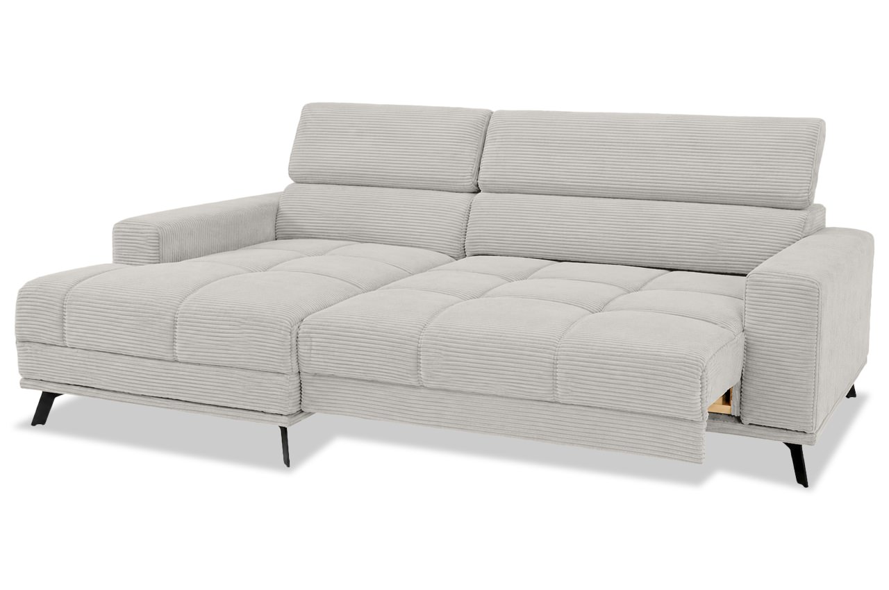 ecksofa malte links von iwaniccy in cord hydra 04 taupe sitztiefenverstellung