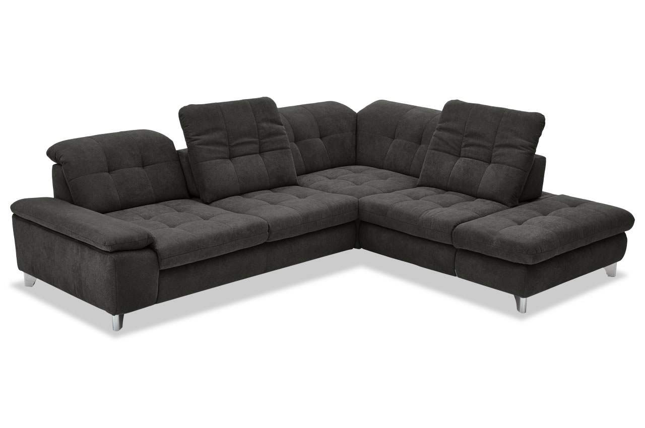 mp in18012 ecksofa rechts belle schwarz kopfteilverstellung