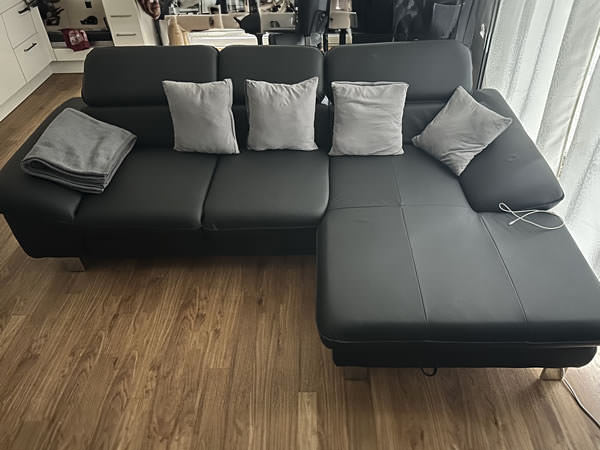 Kundenbild Ecksofa Driver REC Leder COT04 LR M9003BB