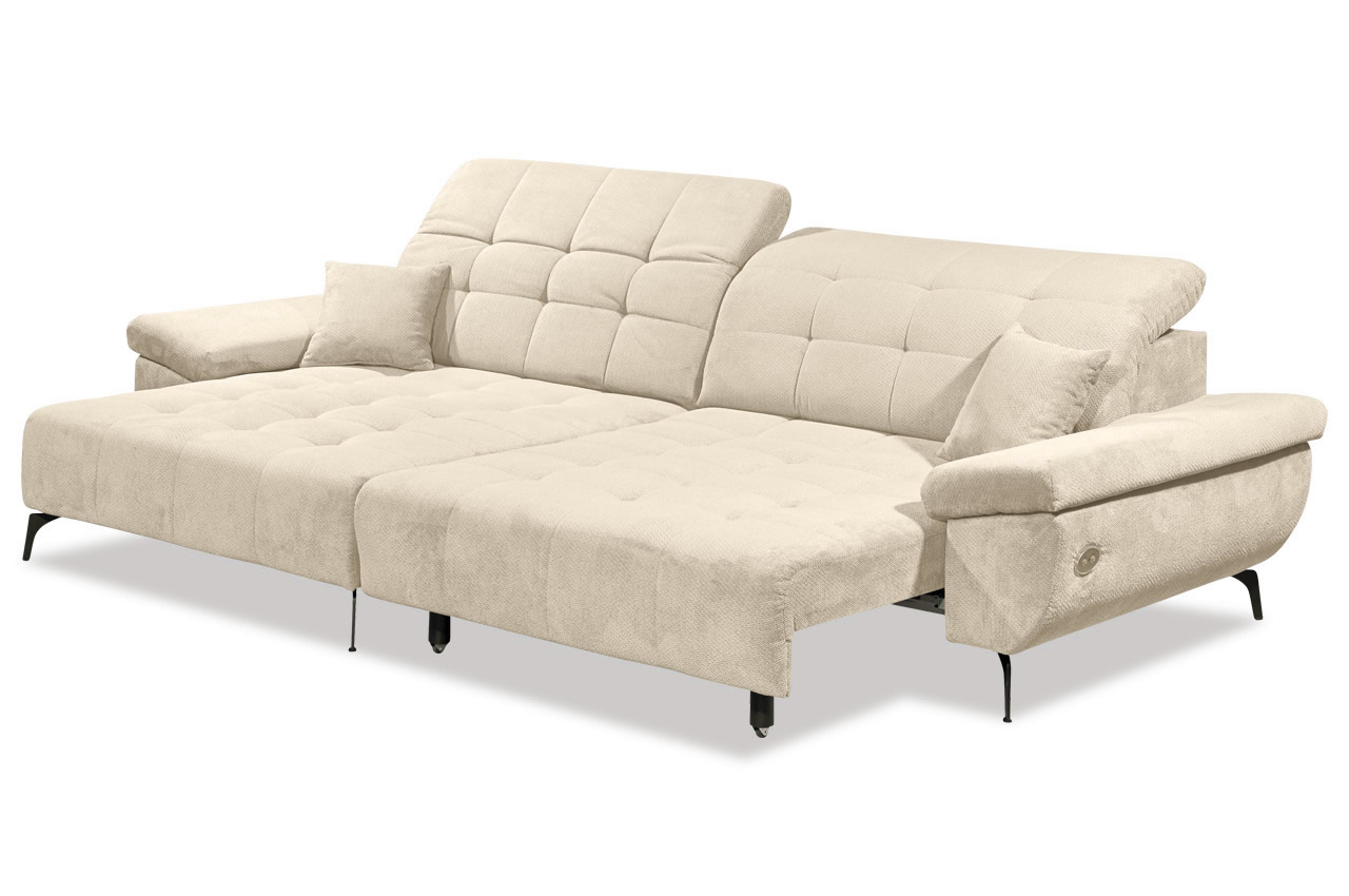 trogir ecksofa links stoff vinci 23 beige schlaffunktion seitliche ansicht