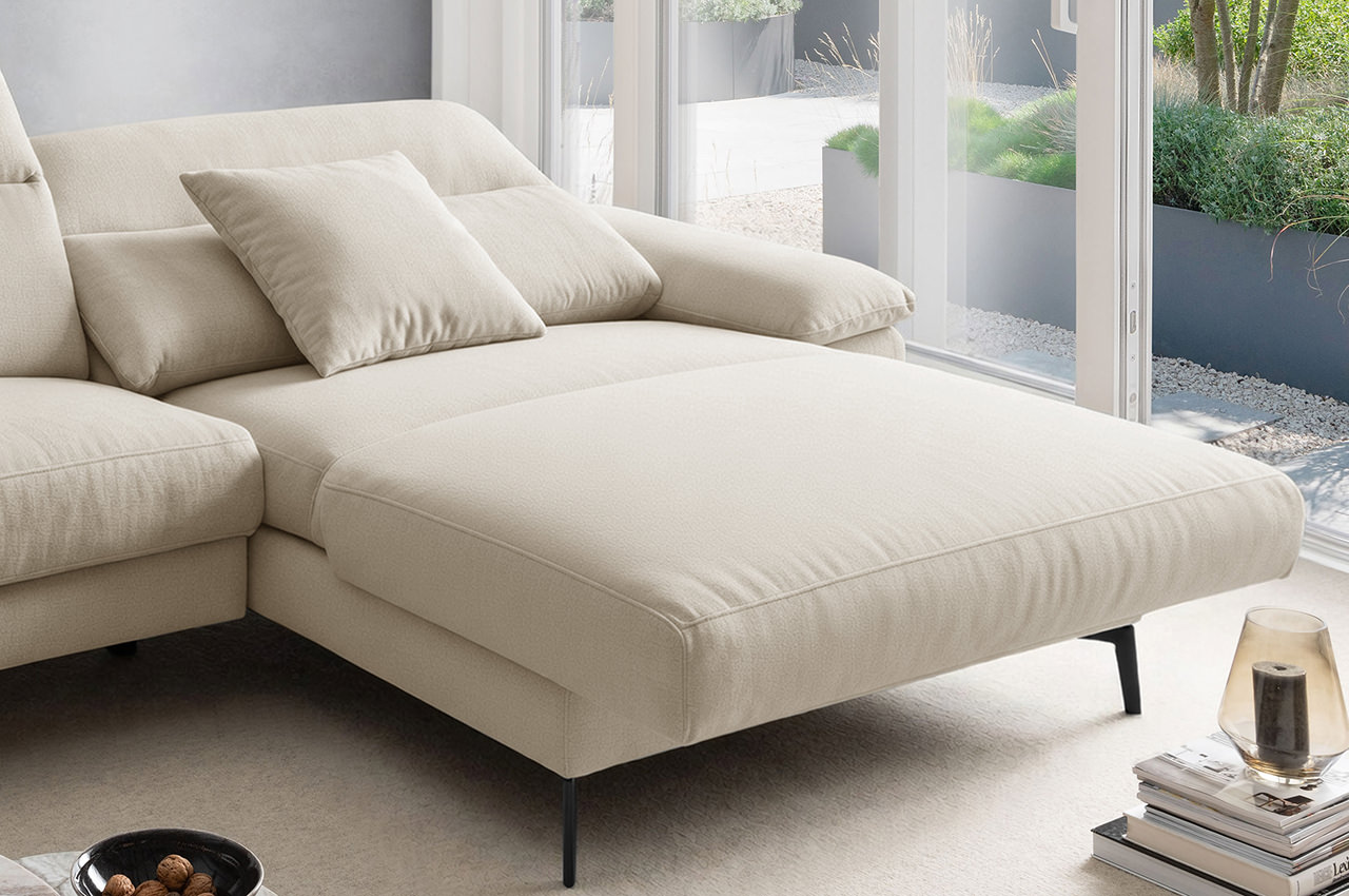 cancelli ecksofa rechts stoff tonia 750001 creme milieudetailbild recamiere