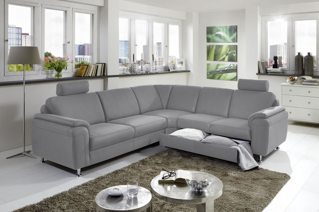 ze em05003 ecksofa links stoff holiday farbe grau milieubild mit bettkasten ze em05003 ecksofa links stoff holiday farbe grau milieubild mit bettkasten