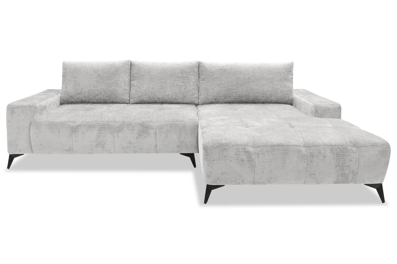 mauro ecksofa rechts stoff nano 19 silber frontansicht mauro ecksofa rechts stoff nano 19 silber frontansicht