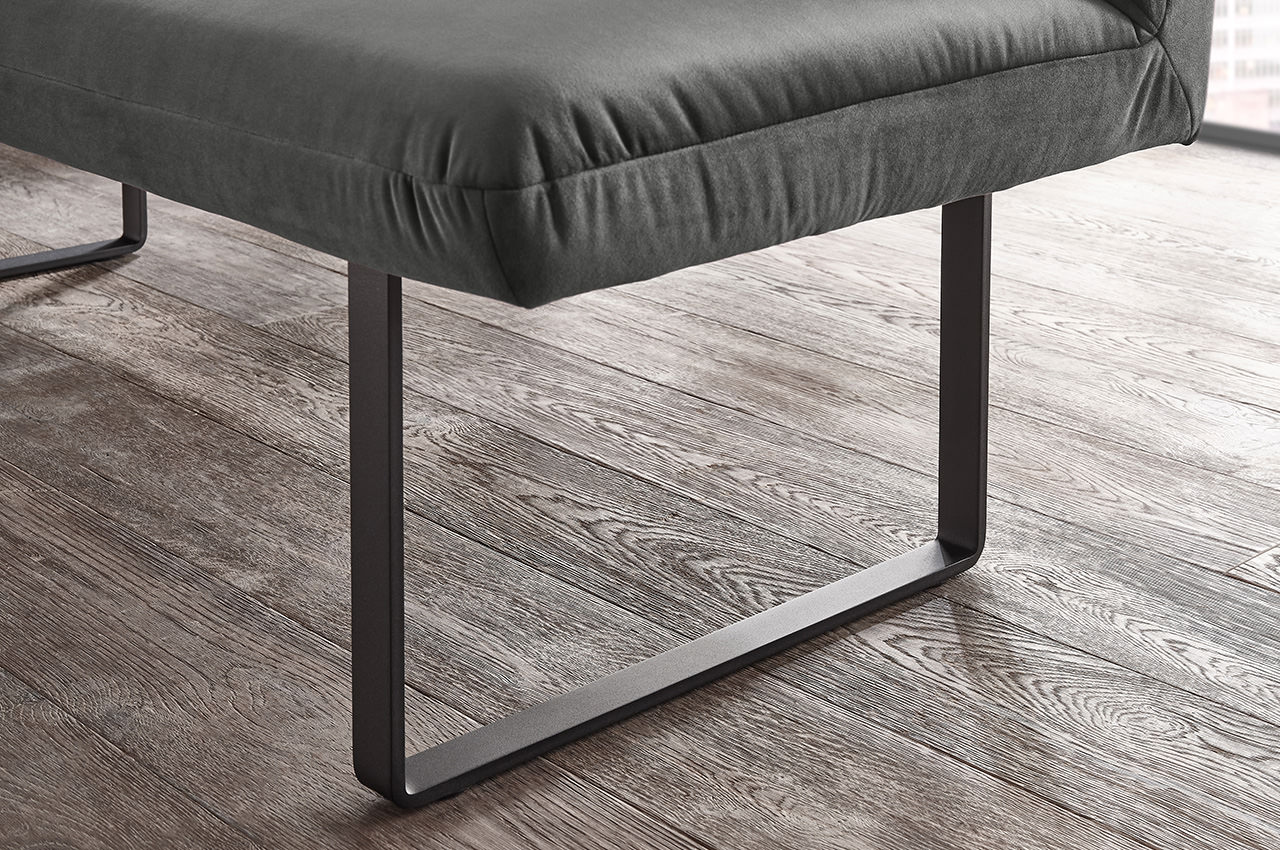 sixty candy eckbank velvet grau detailbild sixty candy eckbank velvet grau detailbild