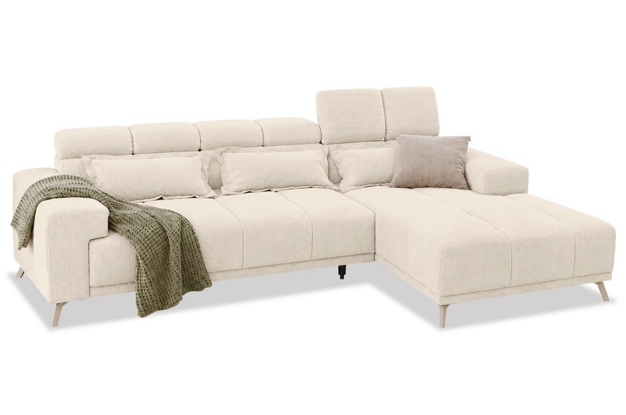 Ecksofa Sunday rechts mit elektrischer Sitztiefenverstellung Ecksofa Sunday rechts mit elektrischer Sitztiefenverstellung