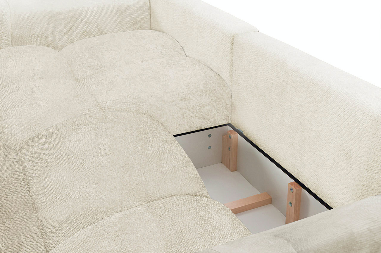 denali ecksofa links stoff kiara 851 creme detailbild bettkasten