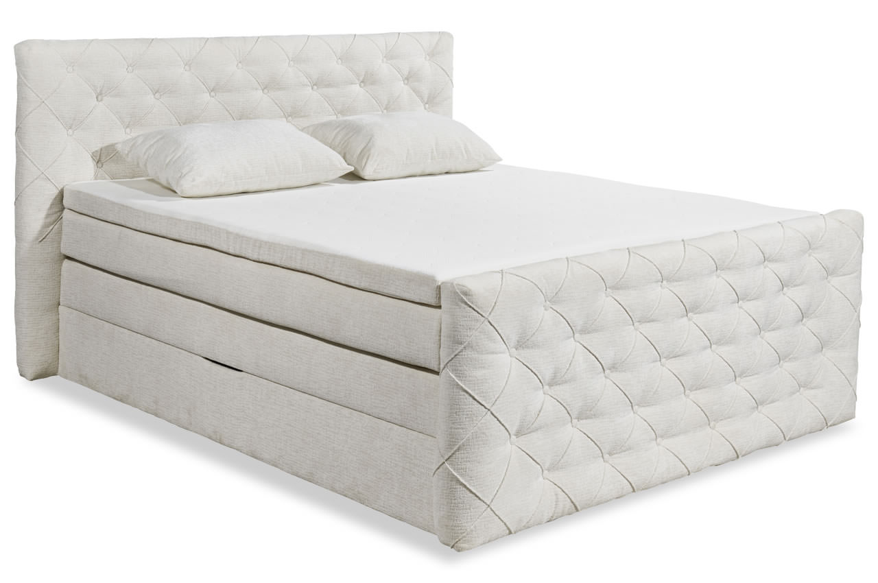 lyon boxspringbett 180x200 stoff tresor 22 ivory lyon boxspringbett 180x200 stoff tresor 22 ivory
