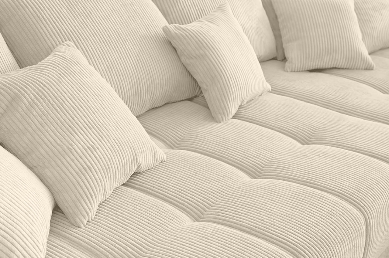 iwaniccy artemis ecksofa rechts cord stoff hydra 23 beige detailbild 2