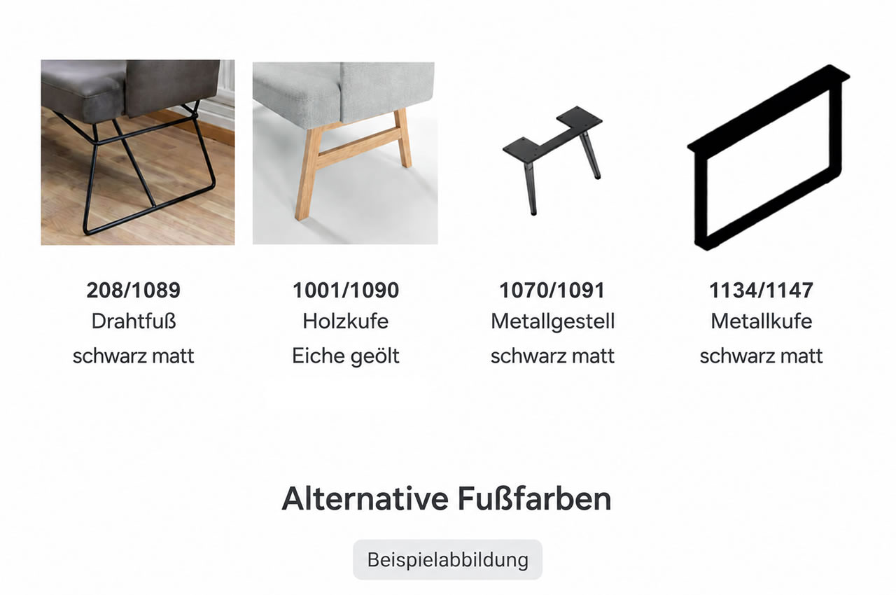 Sixty_Bench Fuesse Darstellung Sixty_Bench Fuesse Darstellung