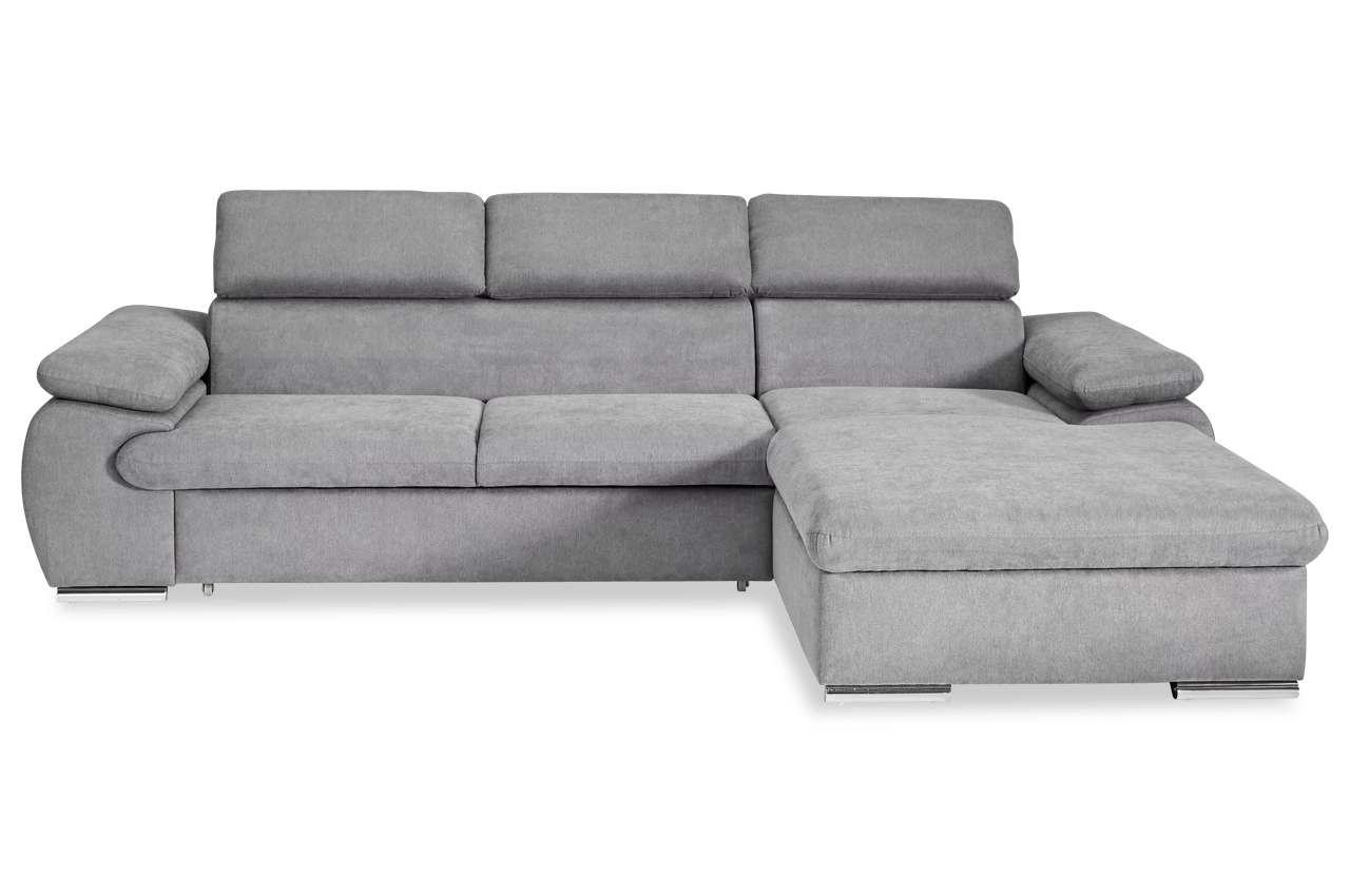 coast ecksofa rechts enjoy 21 hellgrau frontansicht