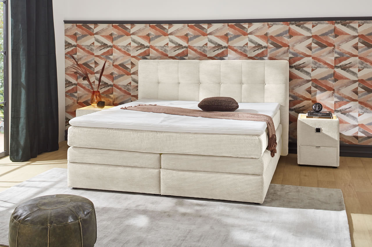 amy boxspringbett 180x200 cord 426 07 farbe beige milieubild