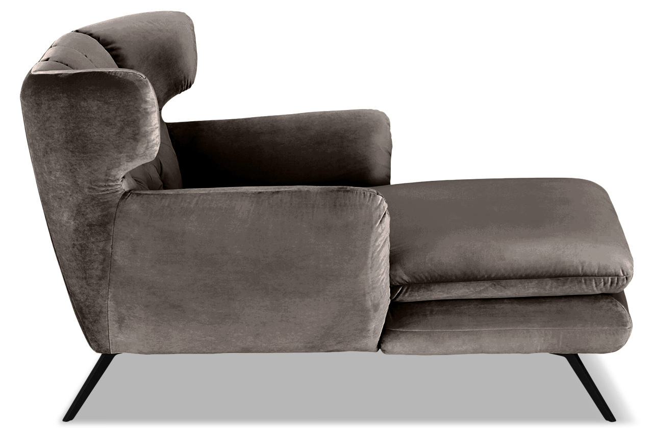 loveseat sixty velvet stone seitenansicht loveseat sixty velvet stone seitenansicht