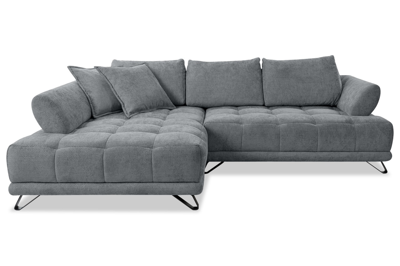 vinci ecksofa links stoff flow 17 dunkelgrau frontansicht vinci ecksofa links stoff flow 17 dunkelgrau frontansicht
