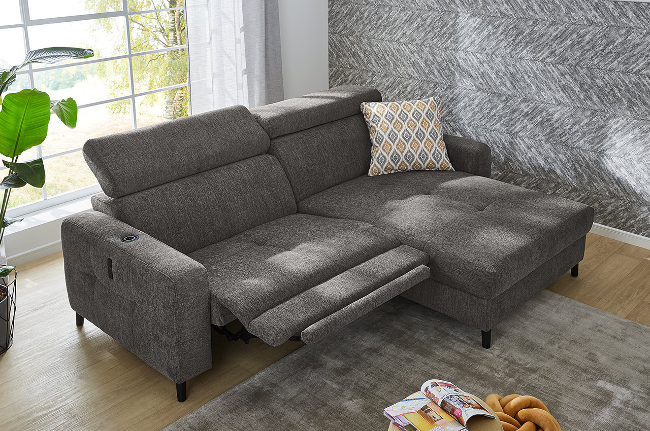 ecksofa doppio rechts stoff 444 09 grau milieubild elektrischer relaxsitz 1