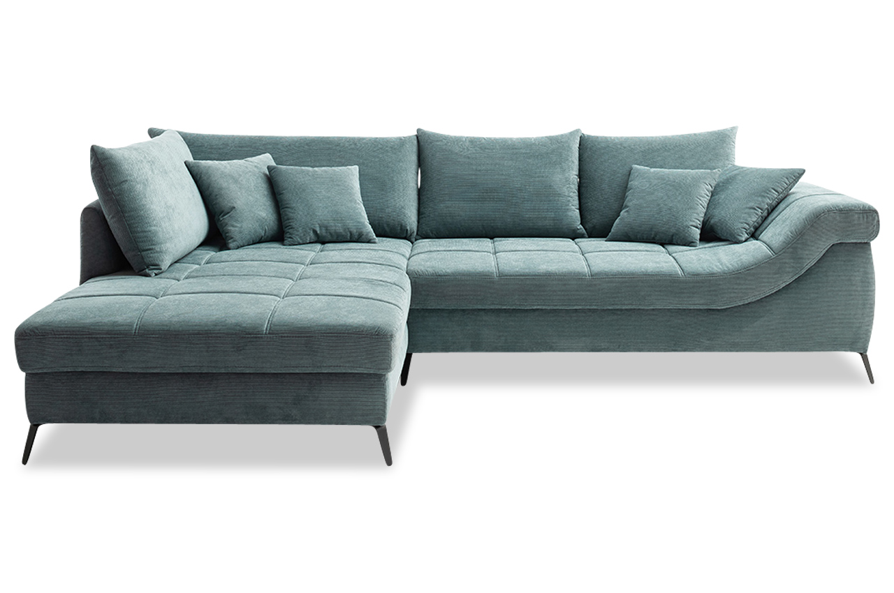 portofino ecksofa links dilara 72 blau grau frontansicht