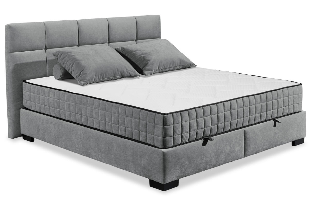 nagol boxbett 160x200 180x200 kopfteil a stoff wind 89 anthrazit mit kissen nagol boxbett 160x200 180x200 kopfteil a stoff wind 89 anthrazit mit kissen