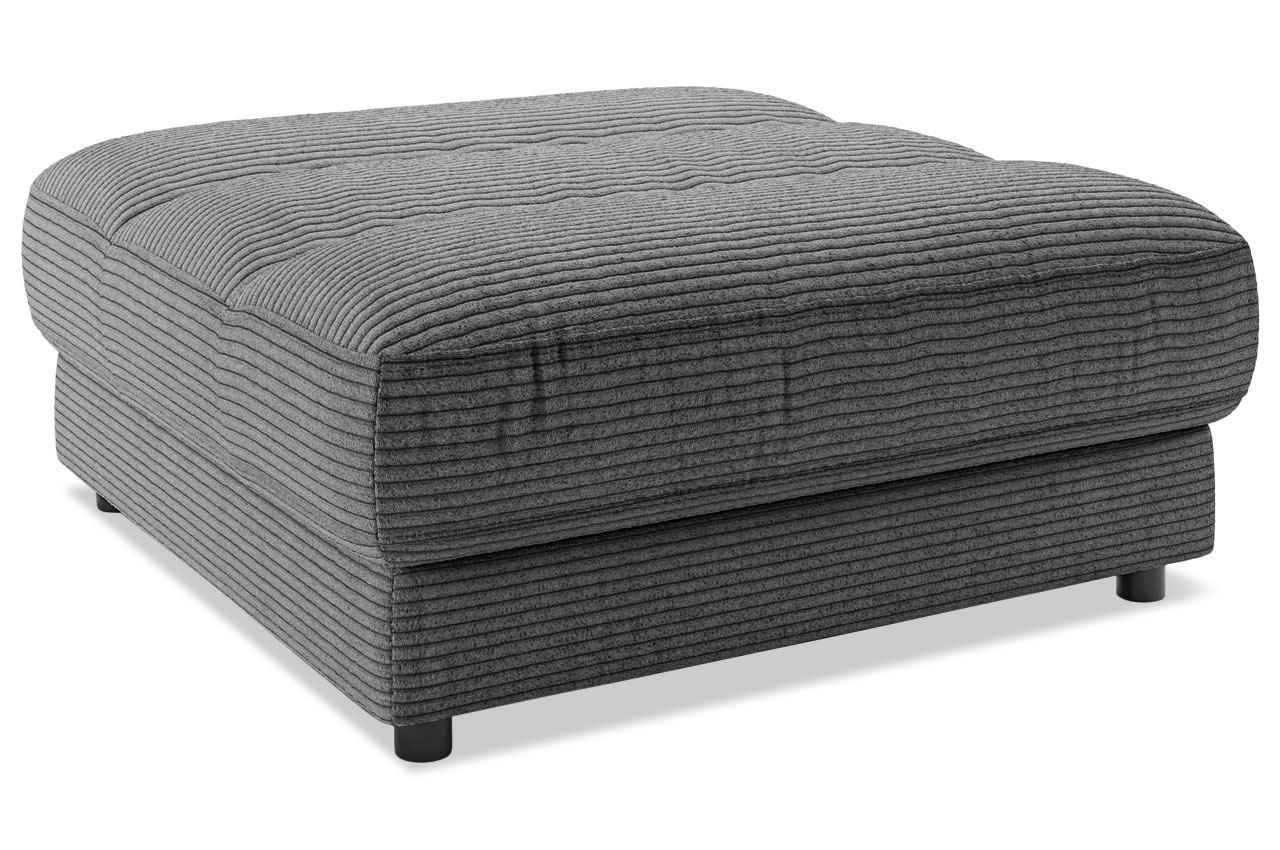 candy stripes hocker cord dunkelgrau