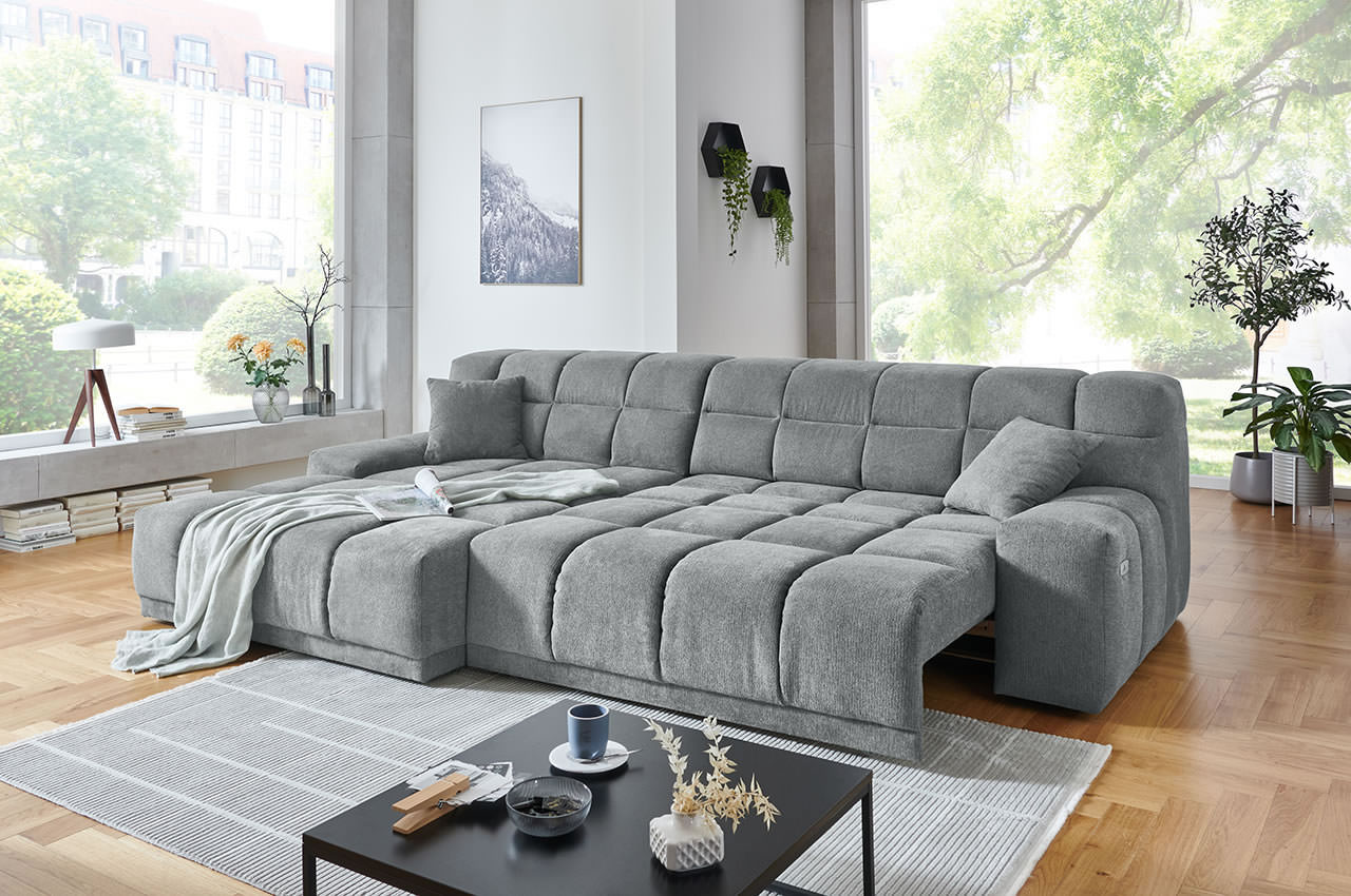 london ecksofa iwaniccy links stoff aragon 93 grau milieubild mit sitztiefenverstellung london ecksofa iwaniccy links stoff aragon 93 grau milieubild mit sitztiefenverstellung
