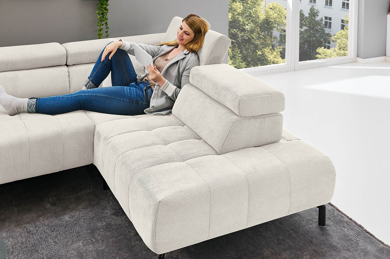 mp in25098 ecksofa rechts feincord natur detailbild ottomane mp in25098 ecksofa rechts feincord natur detailbild ottomane