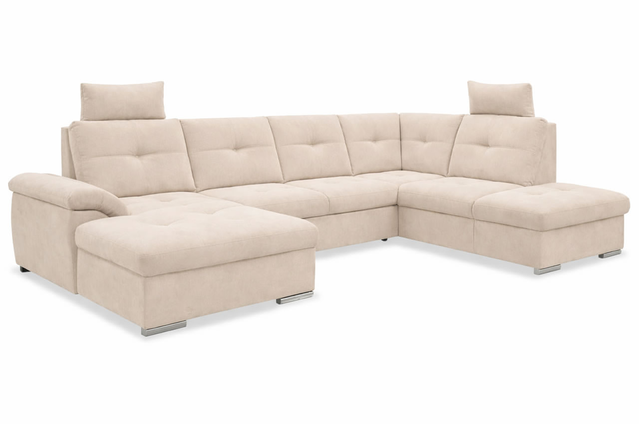 wohnlandschaft arena rechts stoff aston 01 creme wohnlandschaft arena rechts stoff aston 01 creme