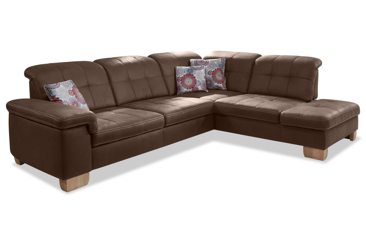 pp la16028 ecksofa rechts deluxe schoko