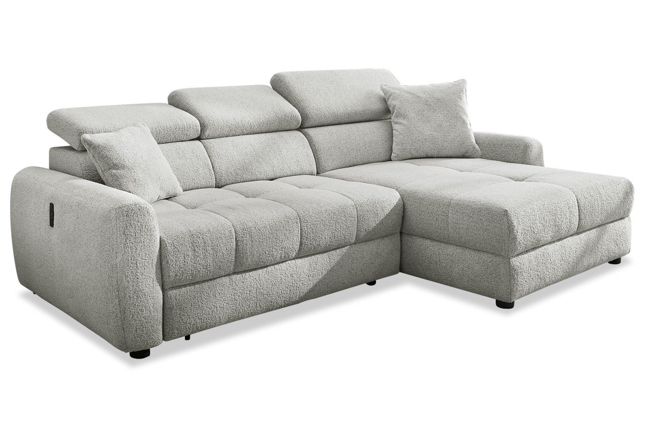 move ecksofa rechts flachgewebe 432 19 hellgrau