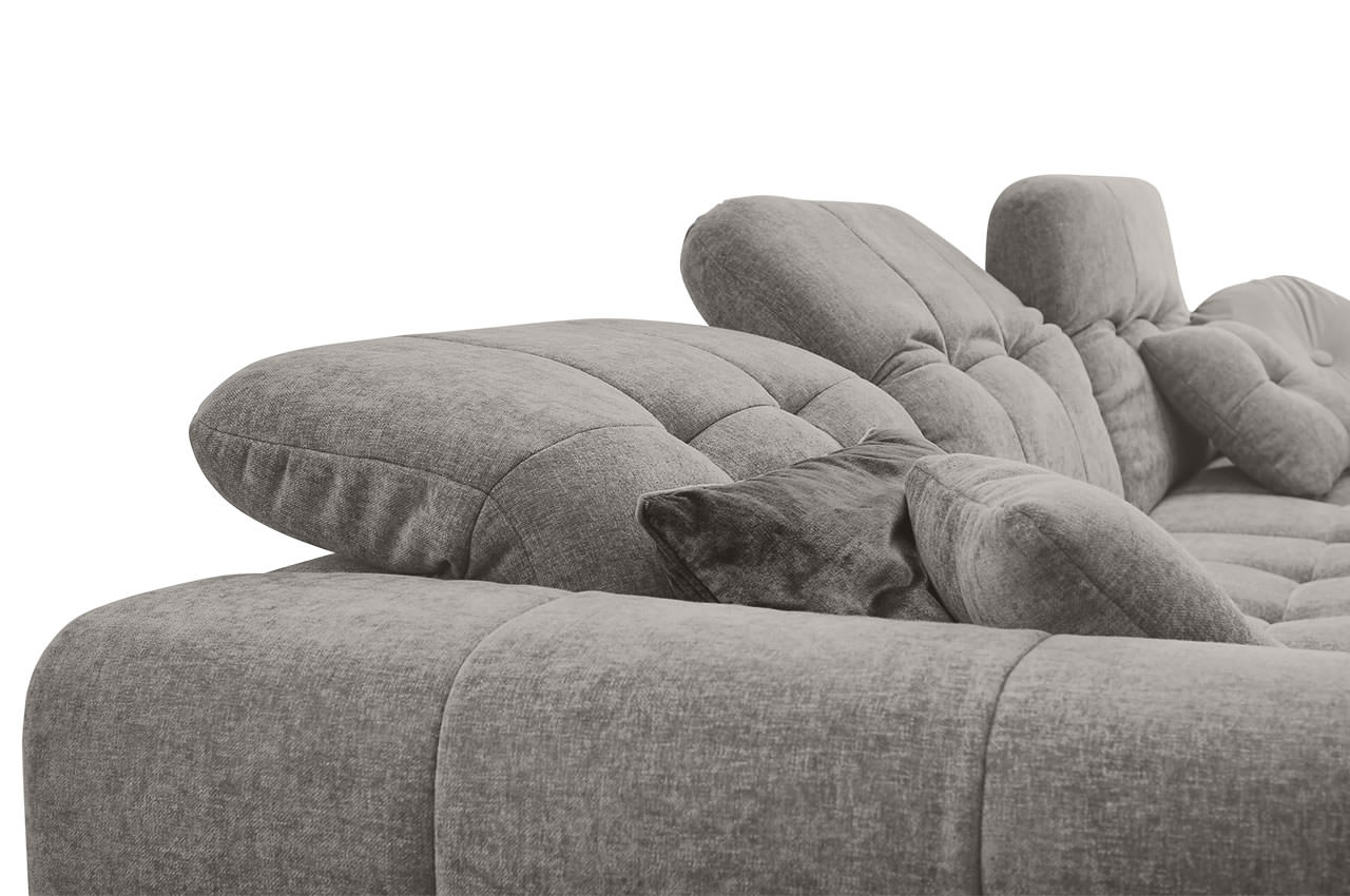 luguria ecksofa rechts 6170 grau detailbild kopfteilverstellung luguria ecksofa rechts 6170 grau detailbild kopfteilverstellung
