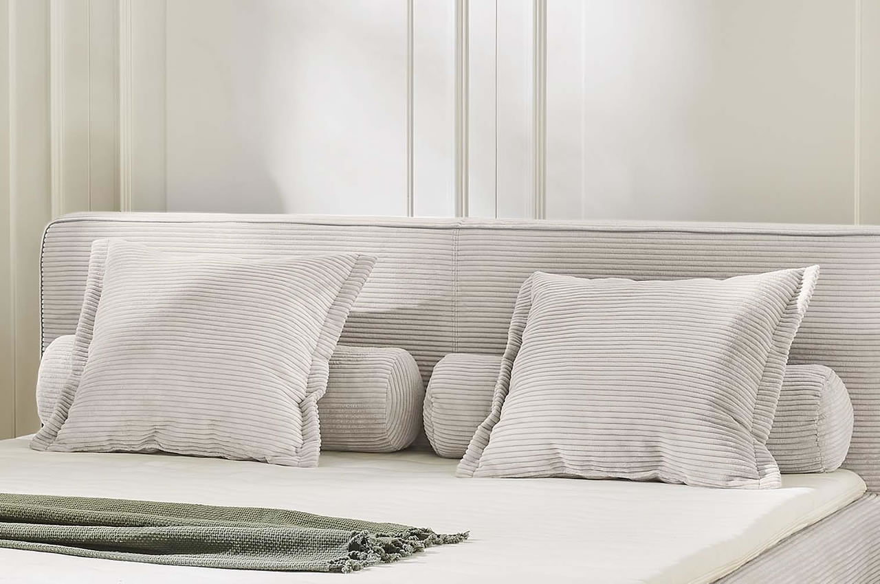 romy boxspringbett 180x200 cord 426 07 beige detailbild kopfteil