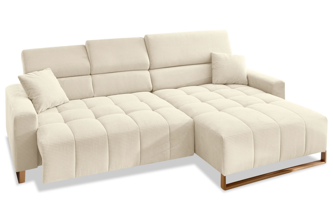 easy ecksofa rechts cord hydra 23 mit sitztiefenverstellung