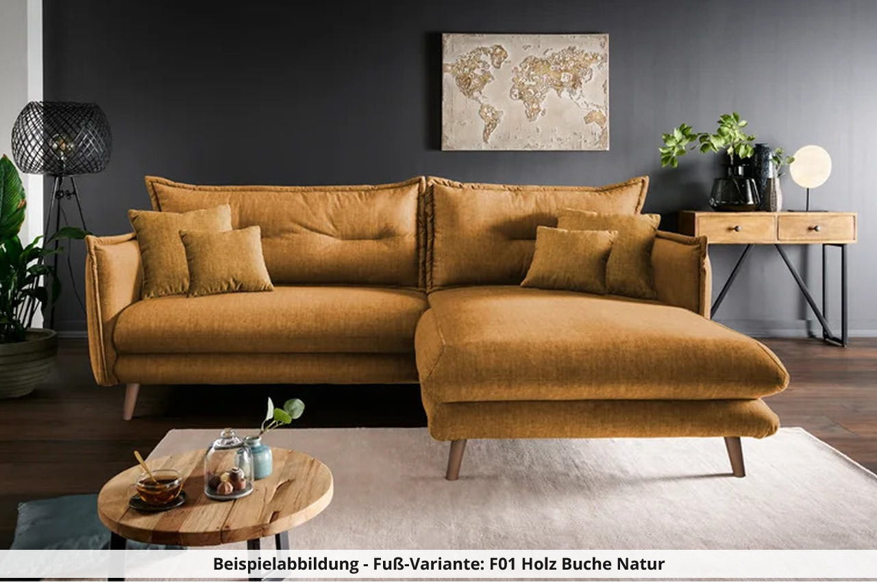 ecksofa lazio rechts tessuto 9404 gelb ecksofa lazio rechts tessuto 9404 gelb