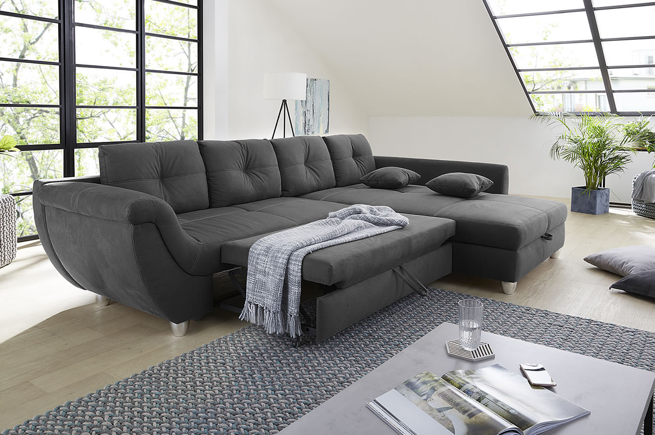 maranello ecksofa rechts 493 19 anthrazit milieu schlaffunktion maranello ecksofa rechts 493 19 anthrazit milieu schlaffunktion