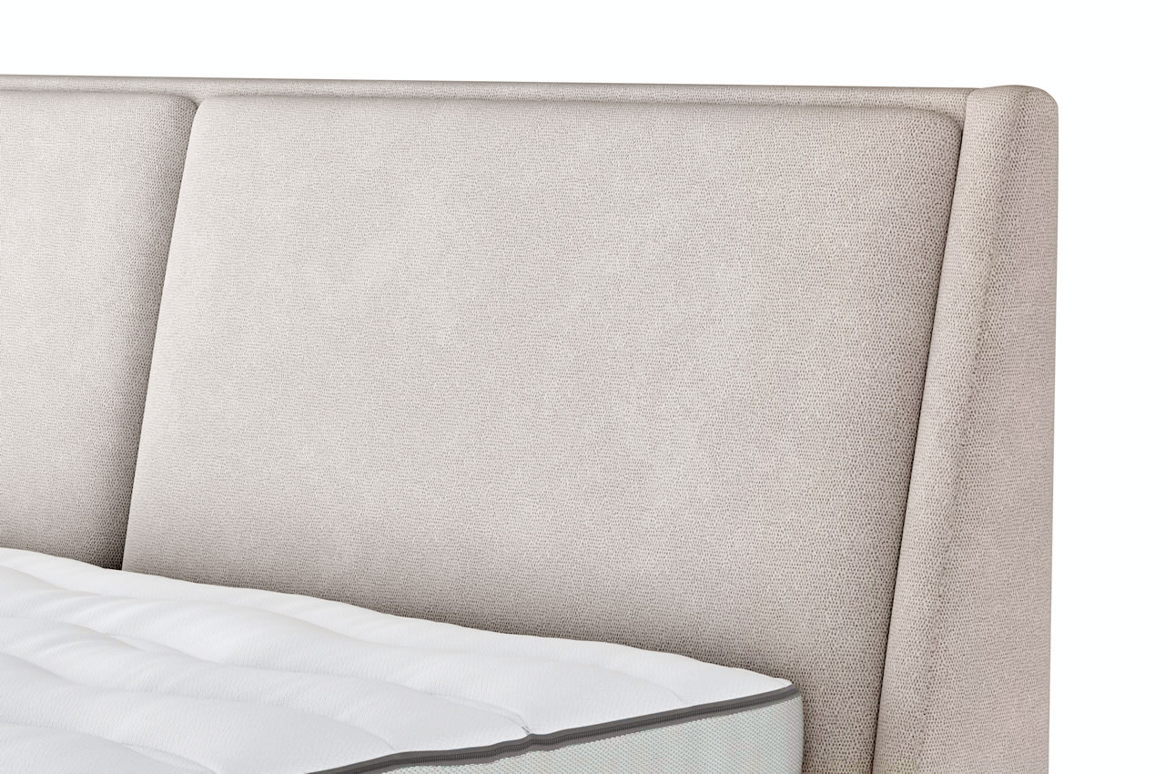 moonshot 1 boxspringbett stoff indy f221 hellgrau detailbild kopfteil