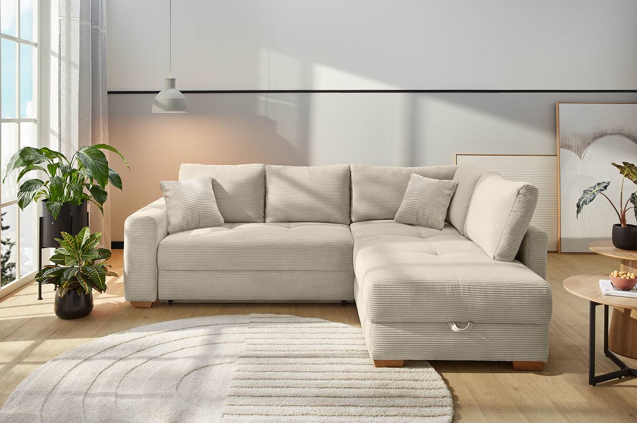 sunset ecksofa variante rechts cord 426 17 greige milieubild sunset ecksofa variante rechts cord 426 17 greige milieubild