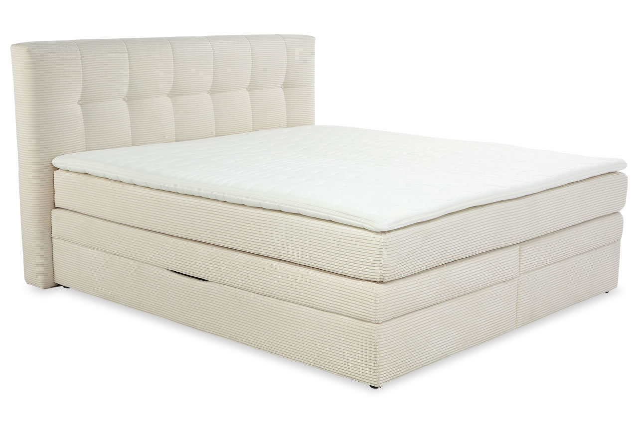 amy boxspringbett 180x200 cord 426 07 farbe beige