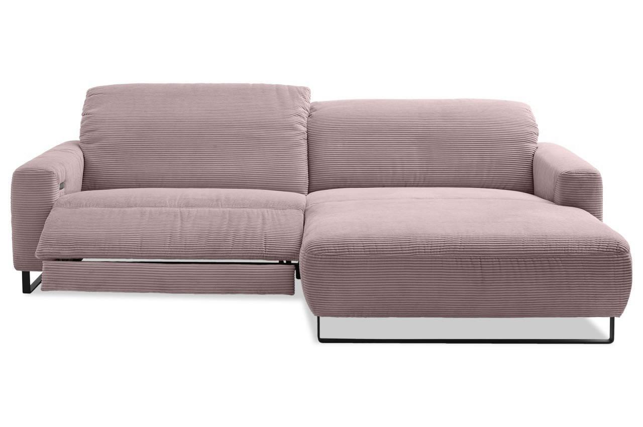 empire ecksofa rechts cord rosa relaxfunktion 1 empire ecksofa rechts cord rosa relaxfunktion 1