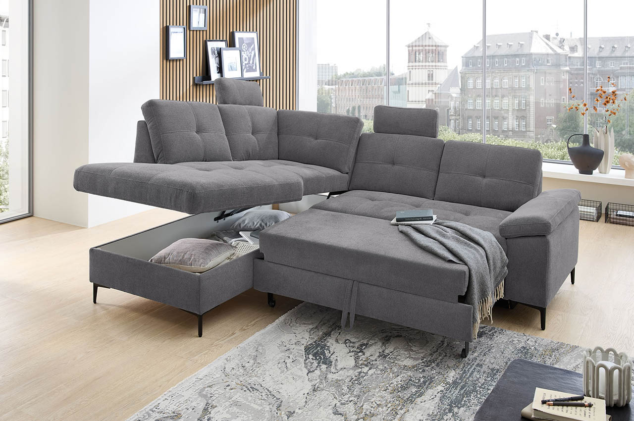 wali ecksofa ottomane links stoff coroni 9309 dunkelgrau milieubild mit funktionen wali ecksofa ottomane links stoff coroni 9309 dunkelgrau milieubild mit funktionen