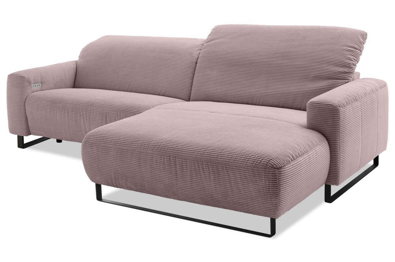 empire ecksofa rechts cord rosa empire ecksofa rechts cord rosa