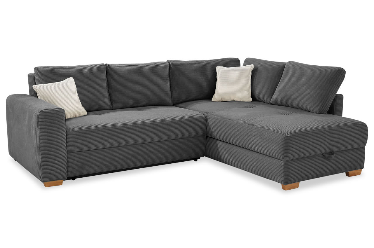 sunset ecksofa variante rechts cord 426 09 grau sunset ecksofa variante rechts cord 426 09 grau